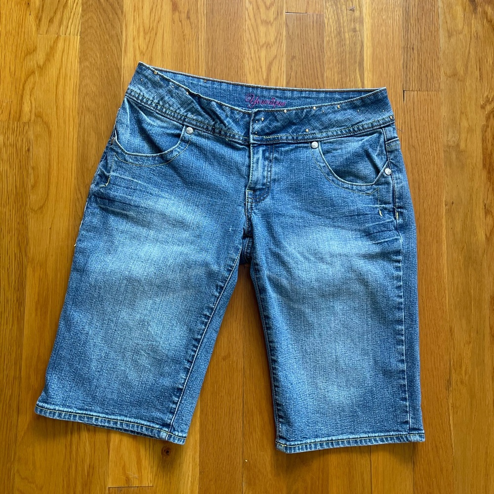 Younique Blue Jean Shorts Classic Denim Style